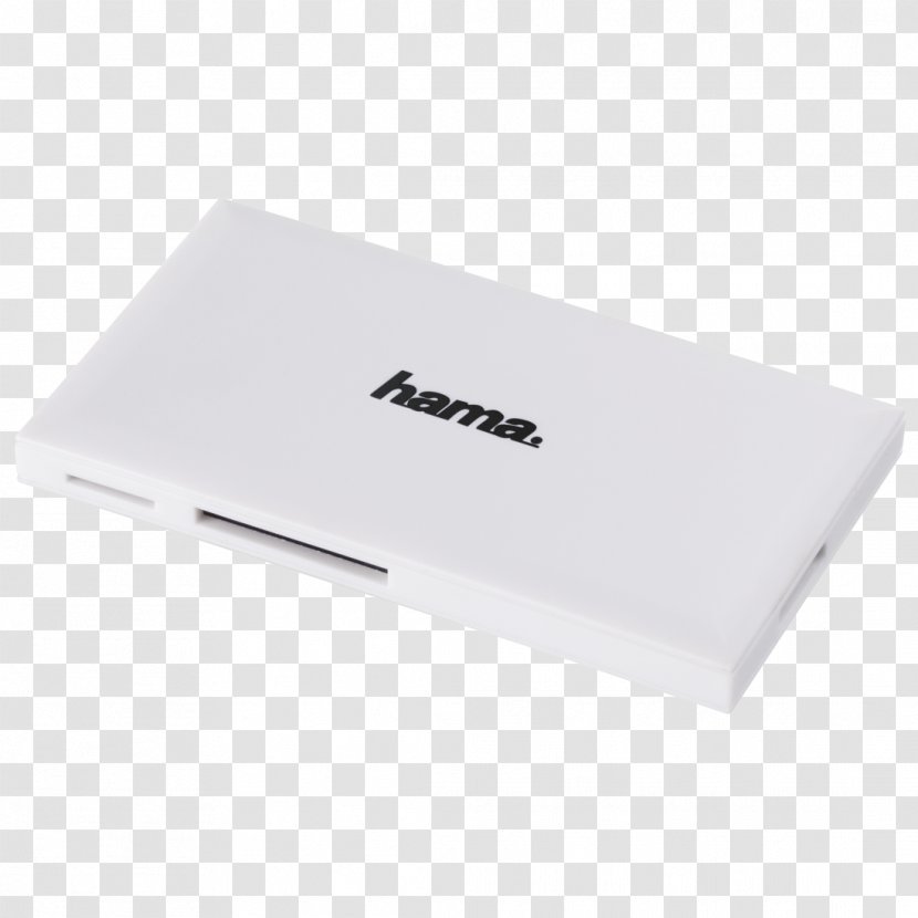 Wireless Access Points Hama 00181018 USB 3.0 Black Card Reader Bialy Product - Technology Transparent PNG