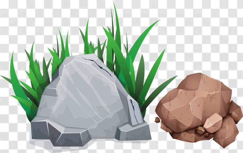 Rock Stone Clip Art - Photography - Vector Hand-painted Stones Material Transparent PNG