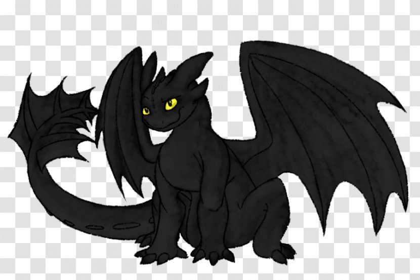 Dragon Legendary Creature Mammal Cartoon - Toothless Transparent PNG