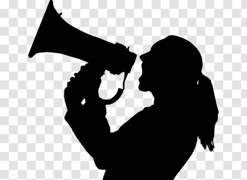 Firstsite Megaphone Silhouette - Visual Arts - HANDS RAISED Transparent PNG