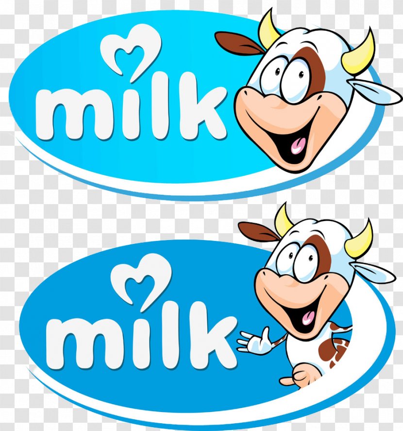 Milk Cattle Logo Clip Art - Got Transparent PNG