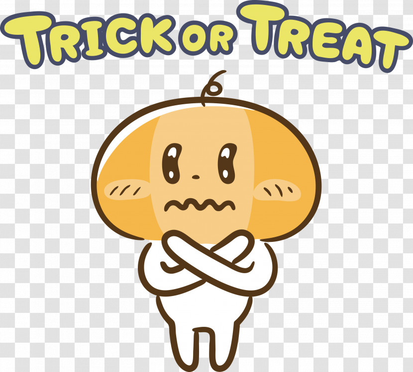 TRICK OR TREAT Happy Halloween Transparent PNG