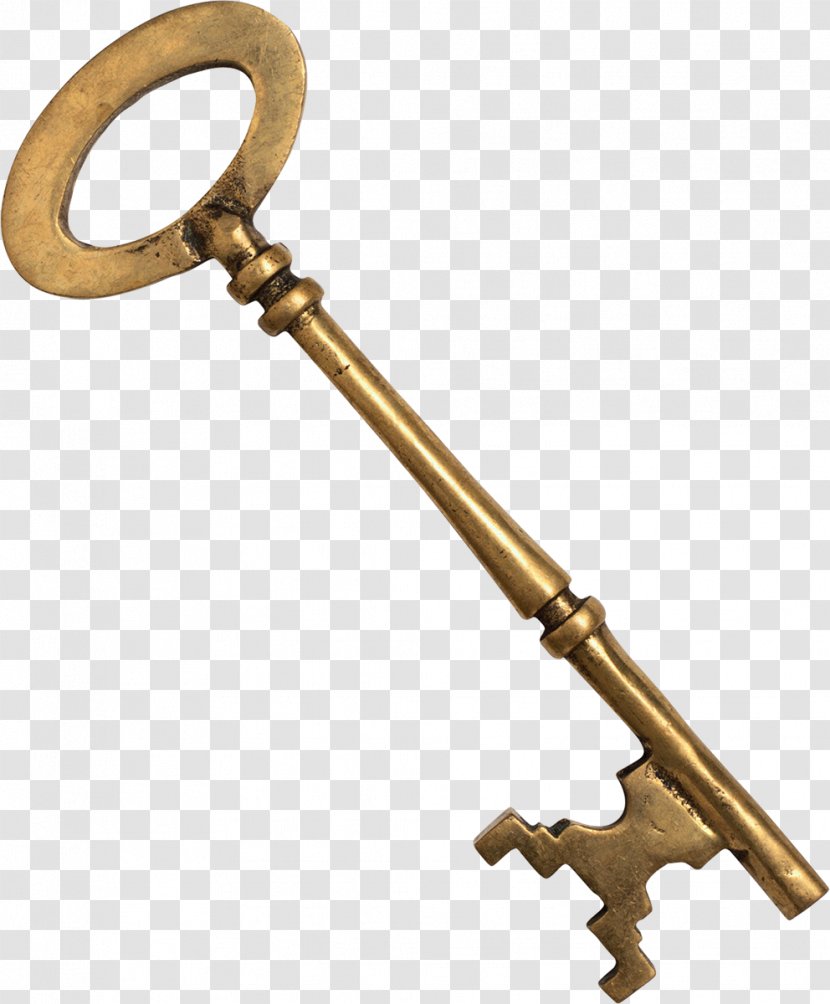 Skeleton Key Metal Clip Art - Hardware Transparent PNG