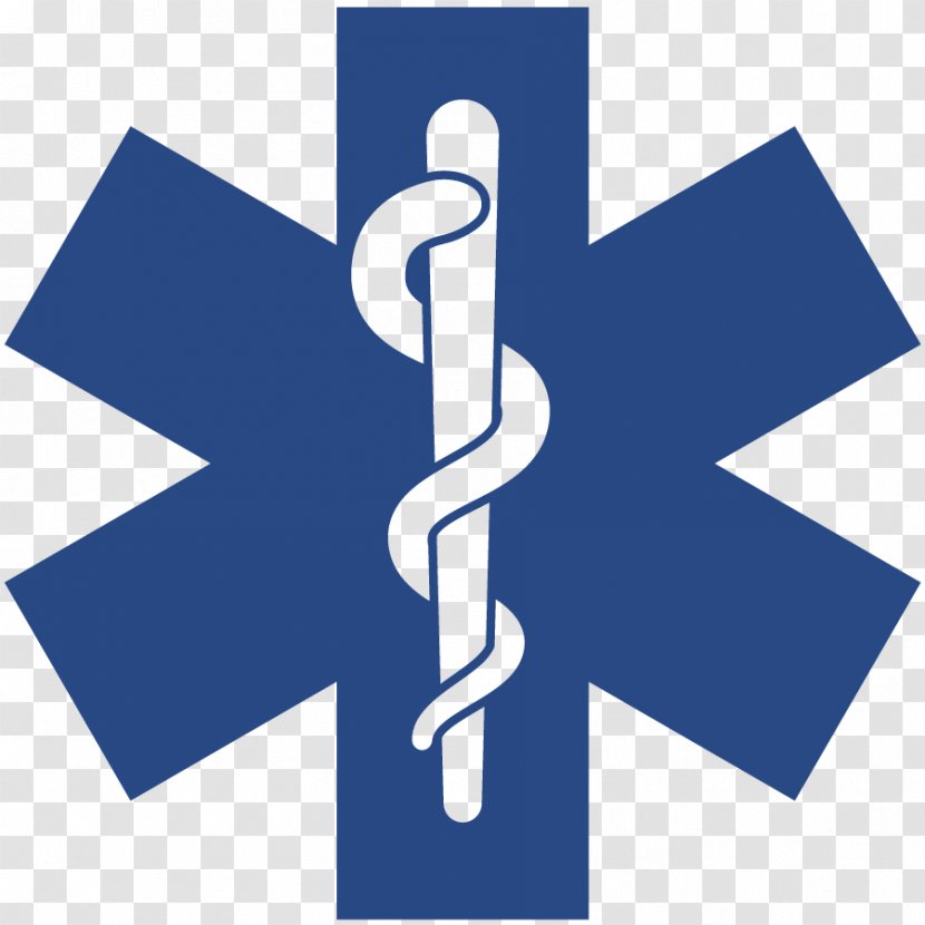 Star Of Life Emergency Medical Services Technician Paramedic Clip Art - Service - Medica Transparent PNG