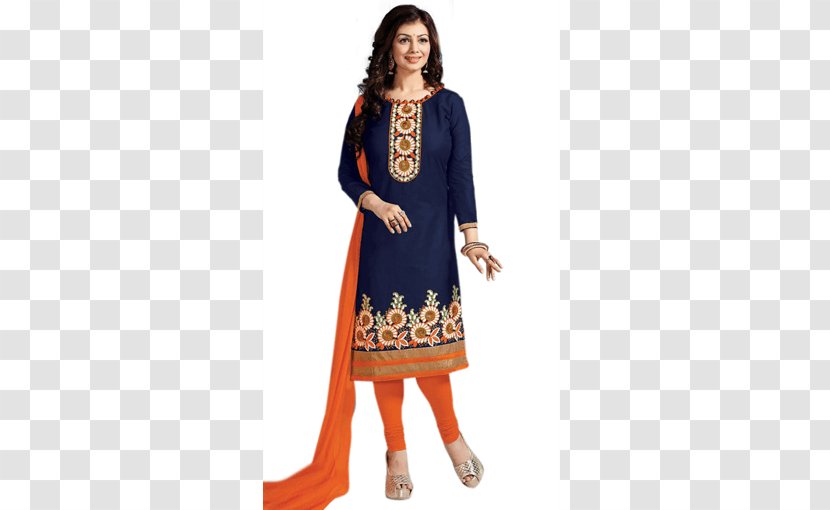 Shalwar Kameez Suit Patiala Salwar Dupatta Dress - Peach Transparent PNG
