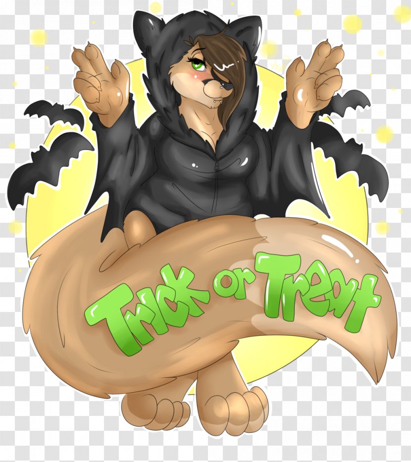 Cat Canidae Dog Clip Art - Cartoon - Trick Or Treath Transparent PNG