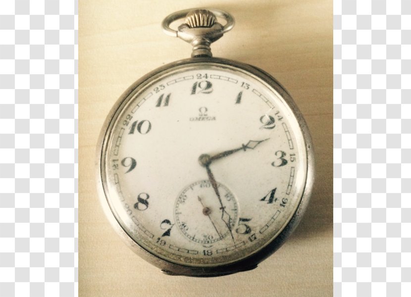 Silver Clock Pocket Watch Frackuhr Omega SA Transparent PNG