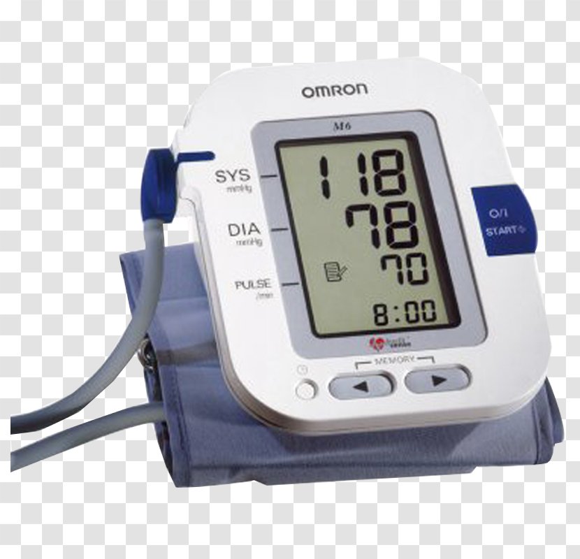 Omron Sphygmomanometer Blood Pressure Monitoring Hypertension - Machine Transparent PNG