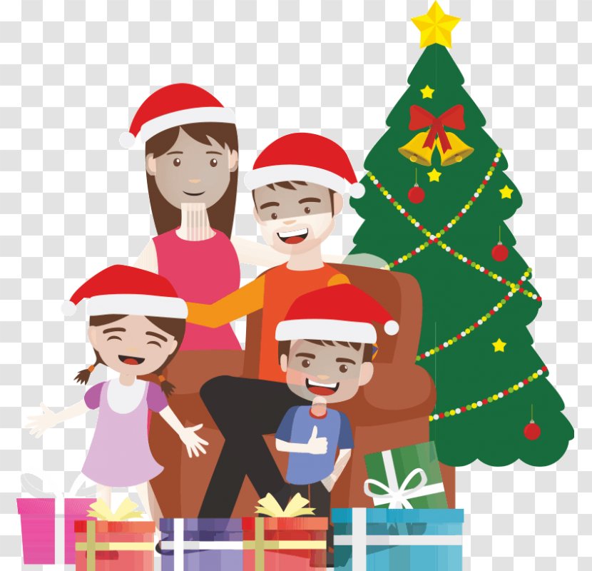 Christmas Day Image Tree Clip Art Illustration - Santa Claus Transparent PNG