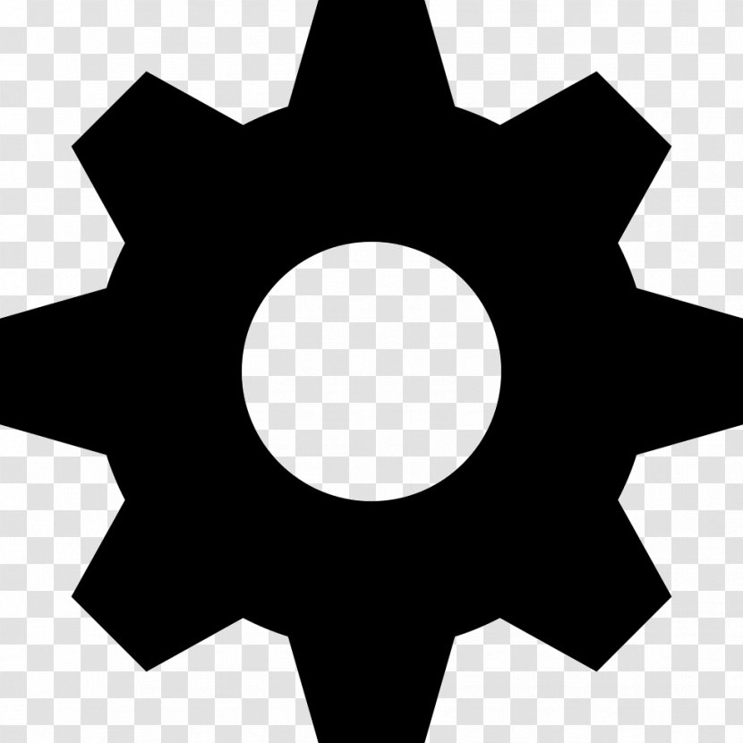 Black And White Symbol Star - Bit Transparent PNG