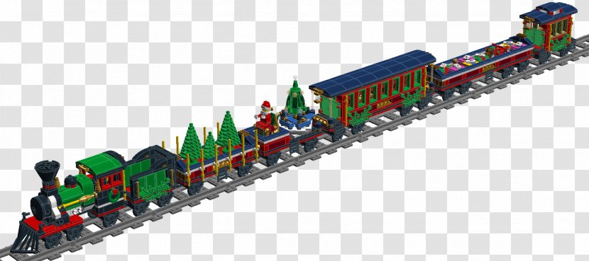 Lego Trains Toy Christmas - Digital Designer - Train Transparent PNG