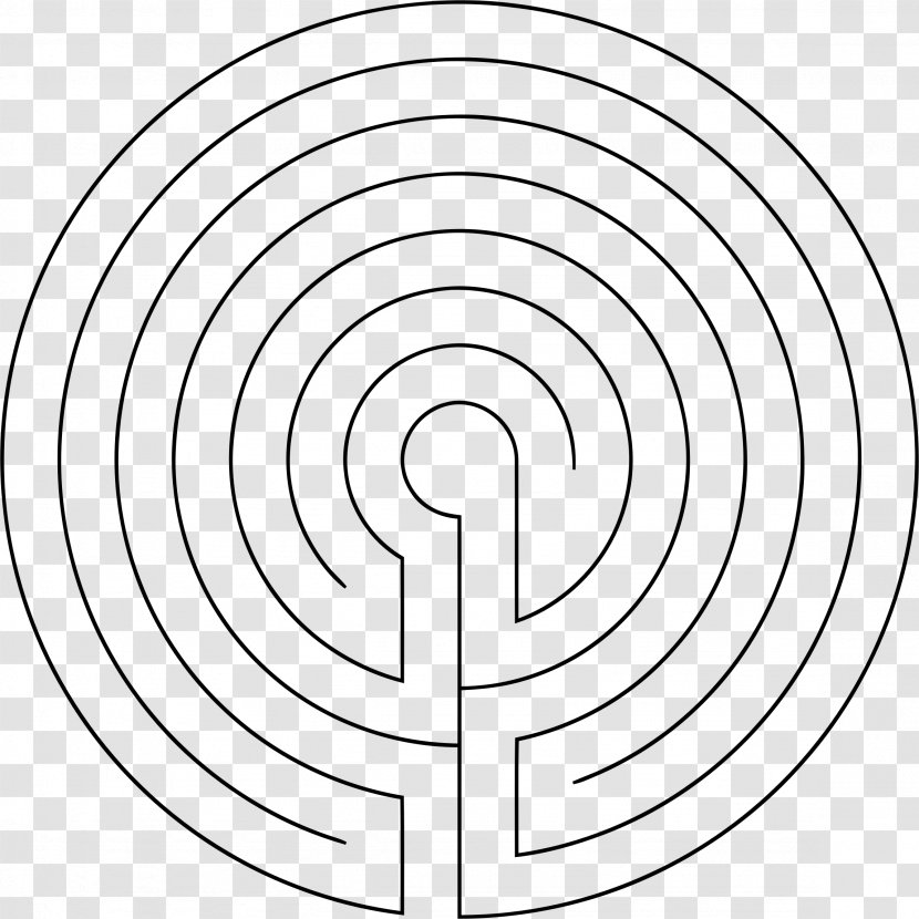 Maze Concentric Objects Drawing - Labyrinth Transparent PNG