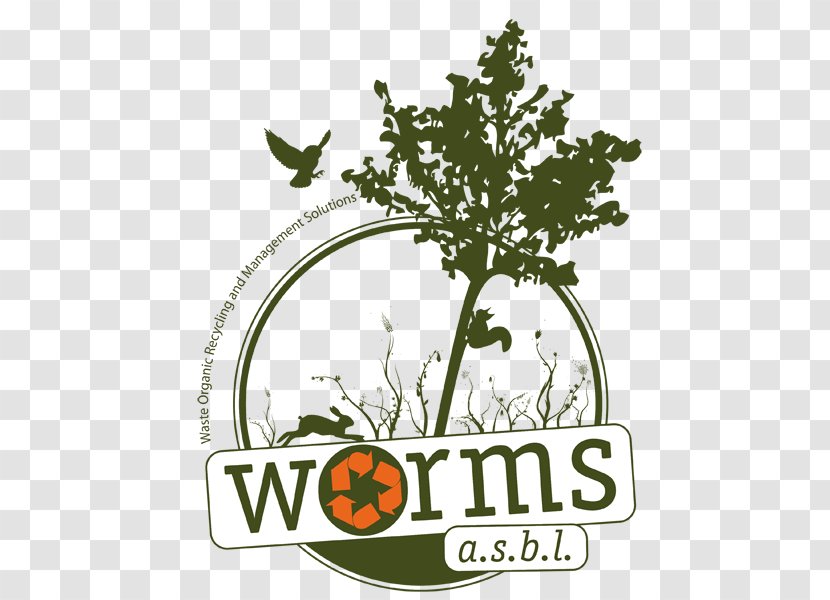 WORMS Asbl Compostage Waste - Tree - Organic Trash Transparent PNG