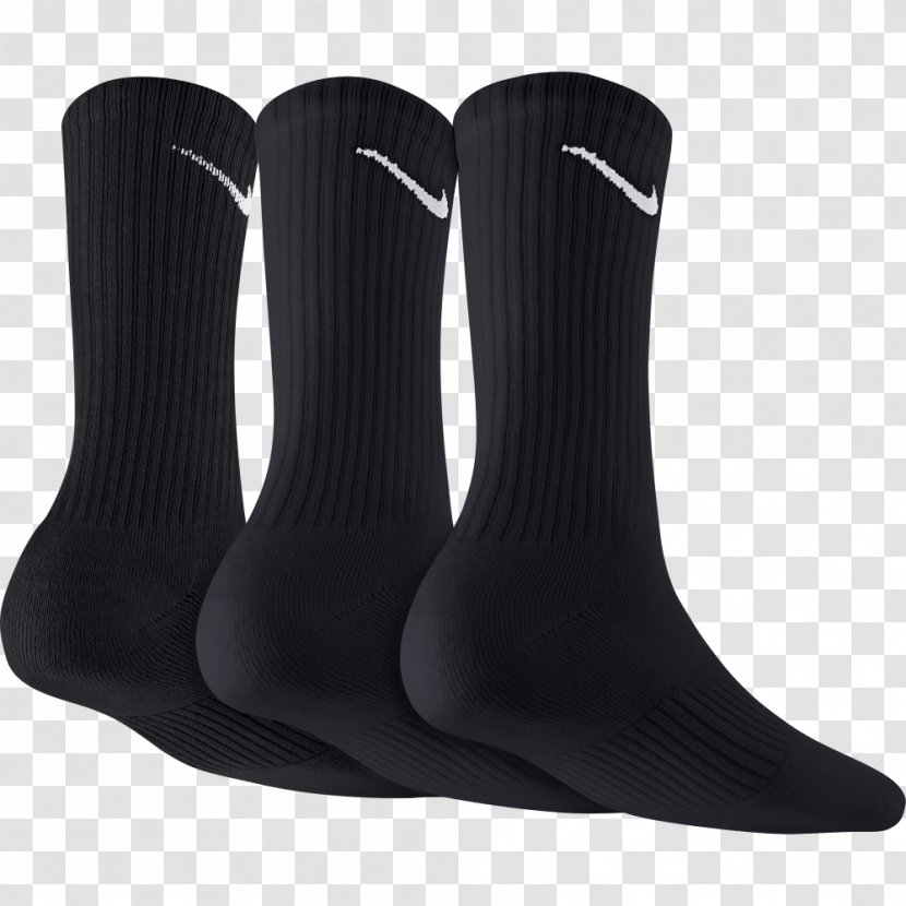 Nike Skateboarding Sock High-heeled Shoe Sneakers - Black Transparent PNG