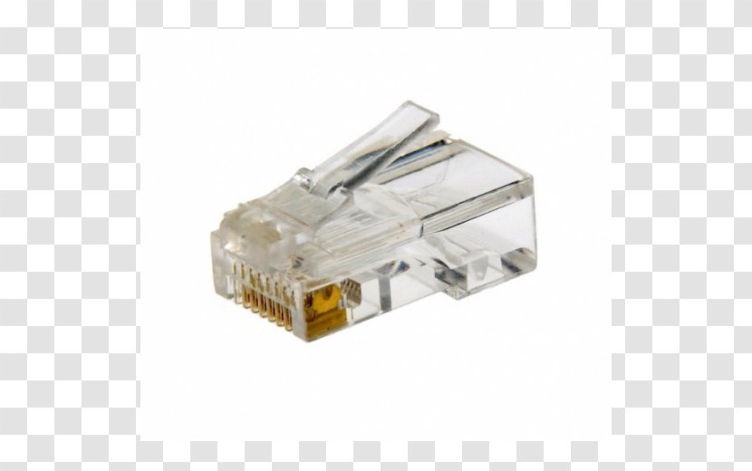Network Cables Electrical Connector 8P8C Modular Registered Jack - Electronics Accessory - Electronic Device Transparent PNG