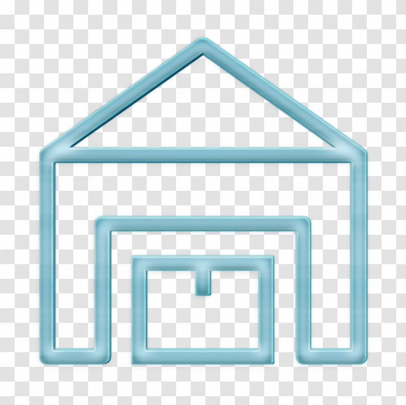 Warehouse Icon Global Logistics Icon Transparent PNG
