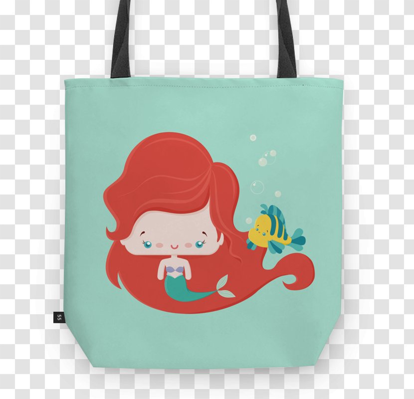 Ariel Mermaid Disney Princess Art - Red - Baby Transparent PNG