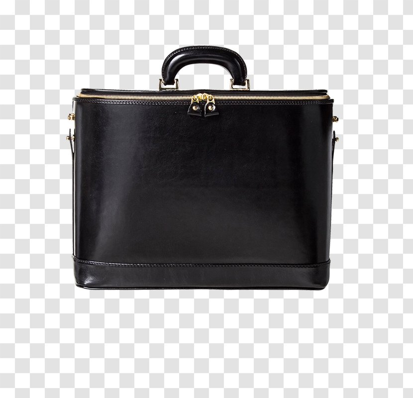 Briefcase Handbag Leather Messenger Bags - Shoulder Bag Transparent PNG