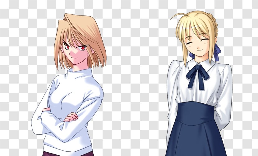 Tsukihime Arcueid Brunestud Melty Blood Video Game Remake - Cartoon Transparent PNG