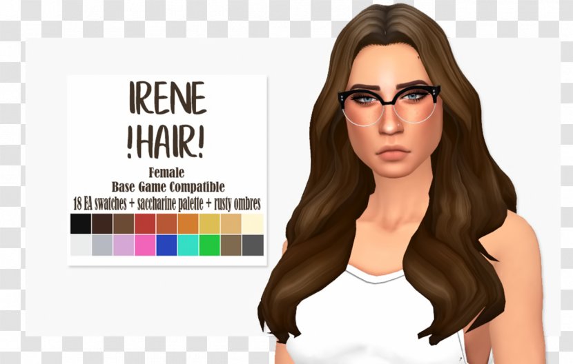 Irene The Sims 4 Maxis Hair Red Velvet - Heart - Bad Boy Transparent PNG