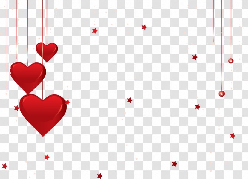 Valentine's Day Heart Desktop Wallpaper Clip Art - Watercolor Transparent PNG