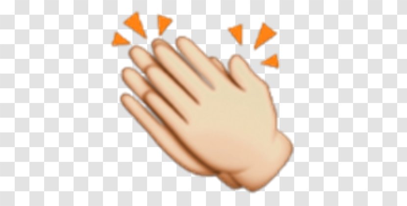 Clapping Emoji Applause Hand - Nail Transparent PNG