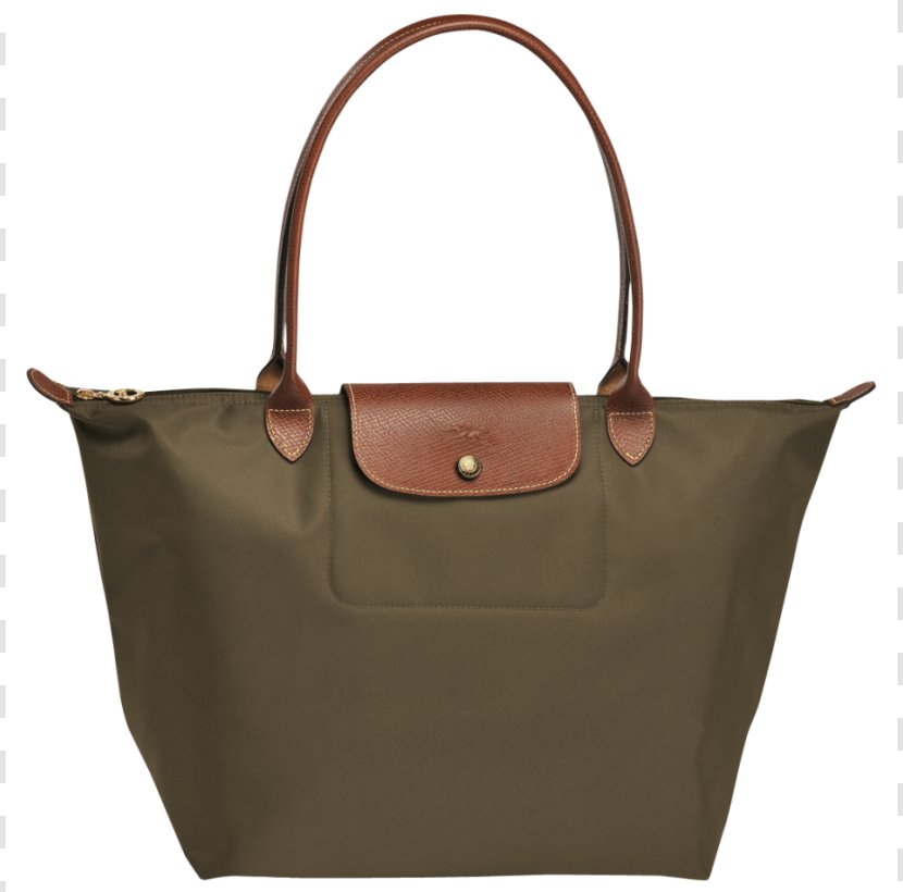 Longchamp Pliage Tote Bag Handbag - White Transparent PNG