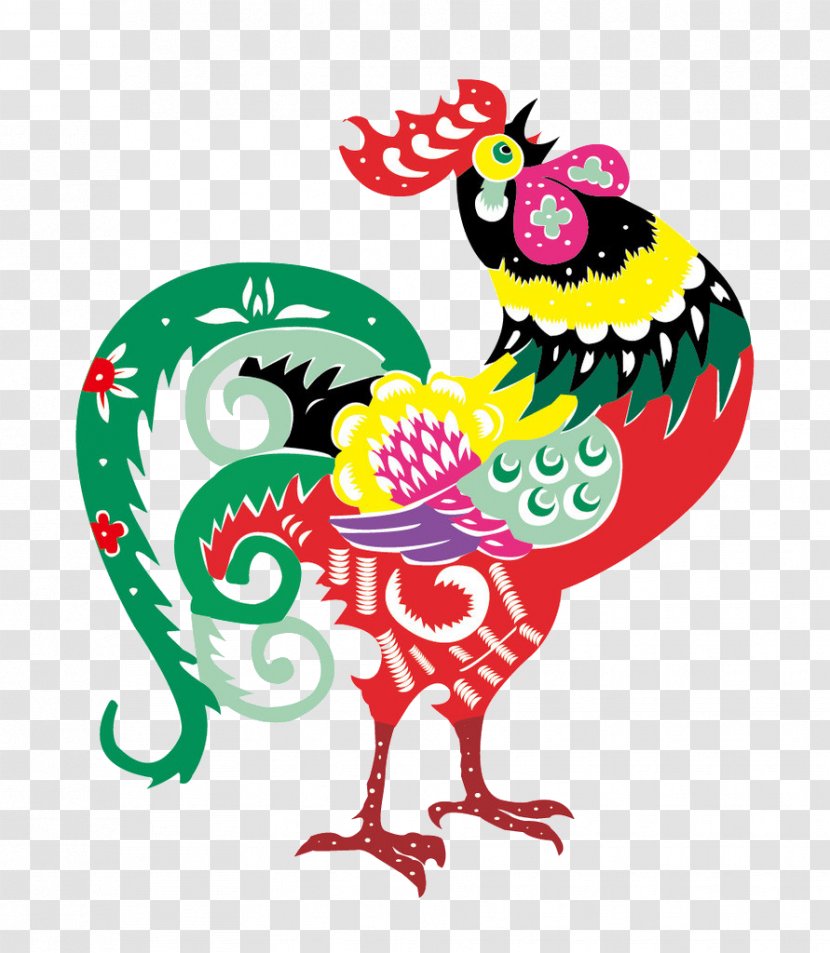 Chicken Chinese Zodiac New Year Lichun Rooster - Art - Cock Transparent PNG