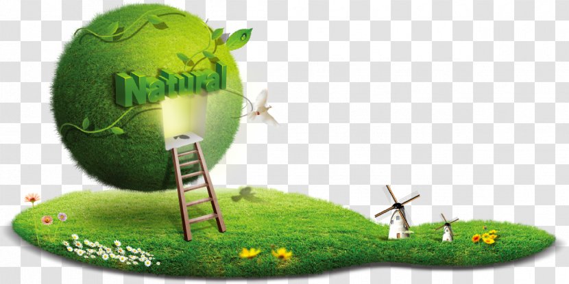 Environmental Protection Business Company - Natural Environment - Fresh Spring Green Grass Earth Transparent PNG