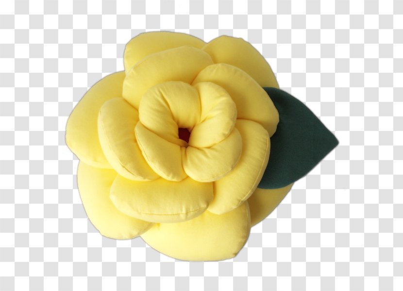 Yellow Flower Cushion White Orange - Fruit - Flor Transparent PNG