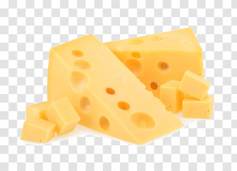 Milk Food Cheese Health Eating - Yellow - Three Transparent PNG