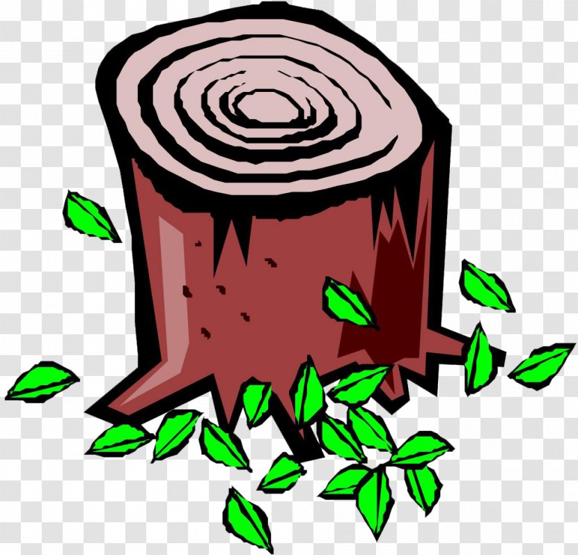 Tree Stump Cartoon Illustration - Organism - Ring Transparent PNG