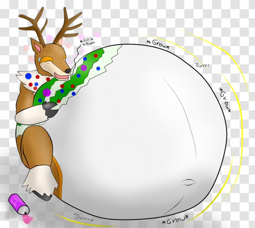 Reindeer Fizzy Drinks Gasoline Gastric Dilatation Volvulus - Antler - Club Soda Transparent PNG