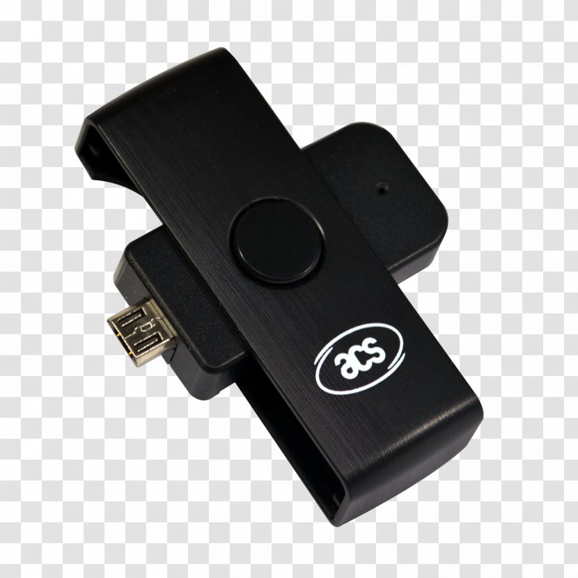 Security Token Card Reader Smart USB On-The-Go Handheld Devices - Computer Transparent PNG