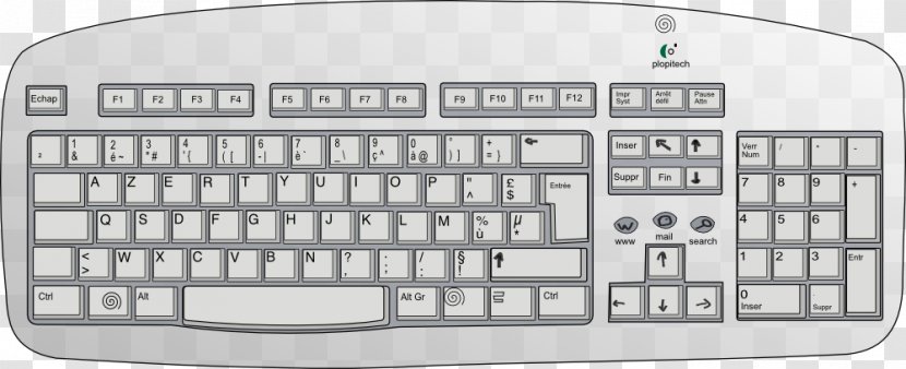 Computer Keyboard Mouse Clip Art - Telephony - Key Cliparts Transparent PNG