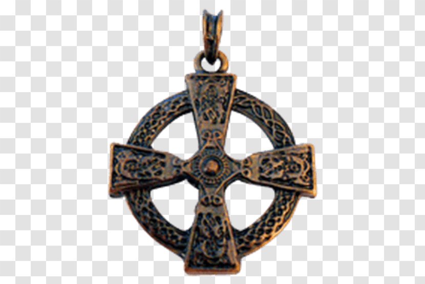Symbol Celtic Knot Icelandic Magical Staves Cross - Antique Brass Transparent PNG