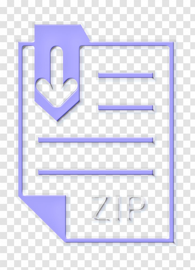 Document Icon Extension File - Logo - Electric Blue Transparent PNG