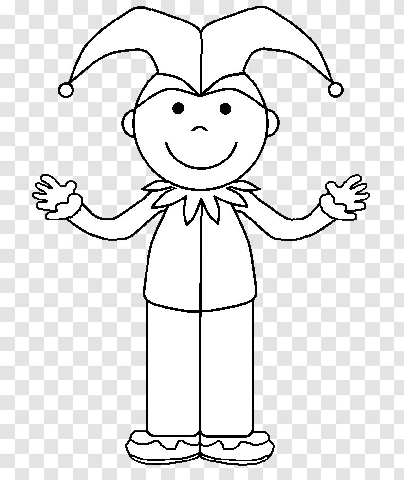Line Art Fairy Tale Facial Expression Black And White Clip - Tree Transparent PNG