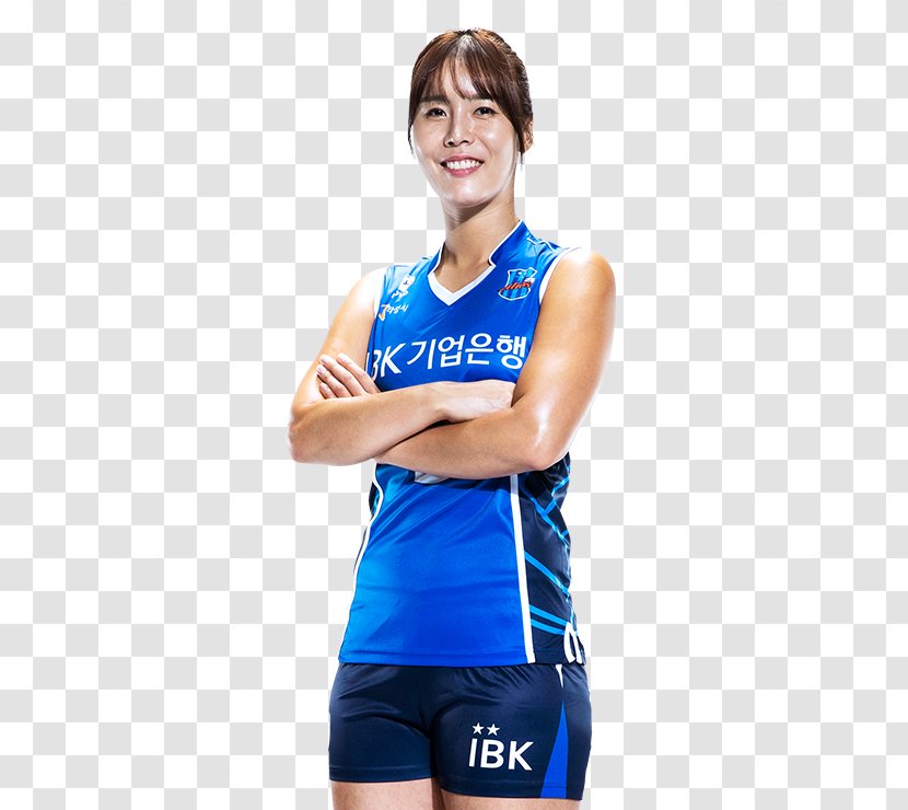 Kim Sa-nee V-League Cheerleading Uniforms Suwon Hyundai Engineering & Construction Hillstate T-shirt - Heart - Volley Player Transparent PNG