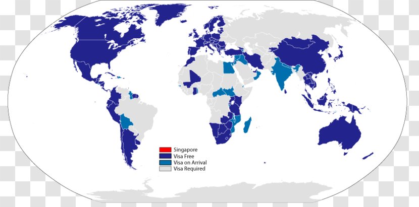 World Map Globe - Visa Passport Transparent PNG