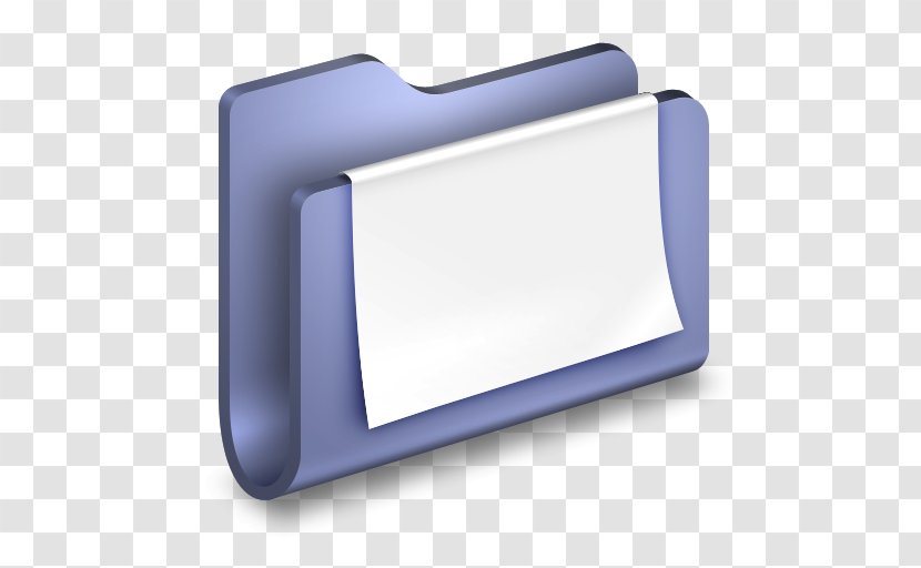 Rectangle - Photography - Documents Blue Folder Transparent PNG