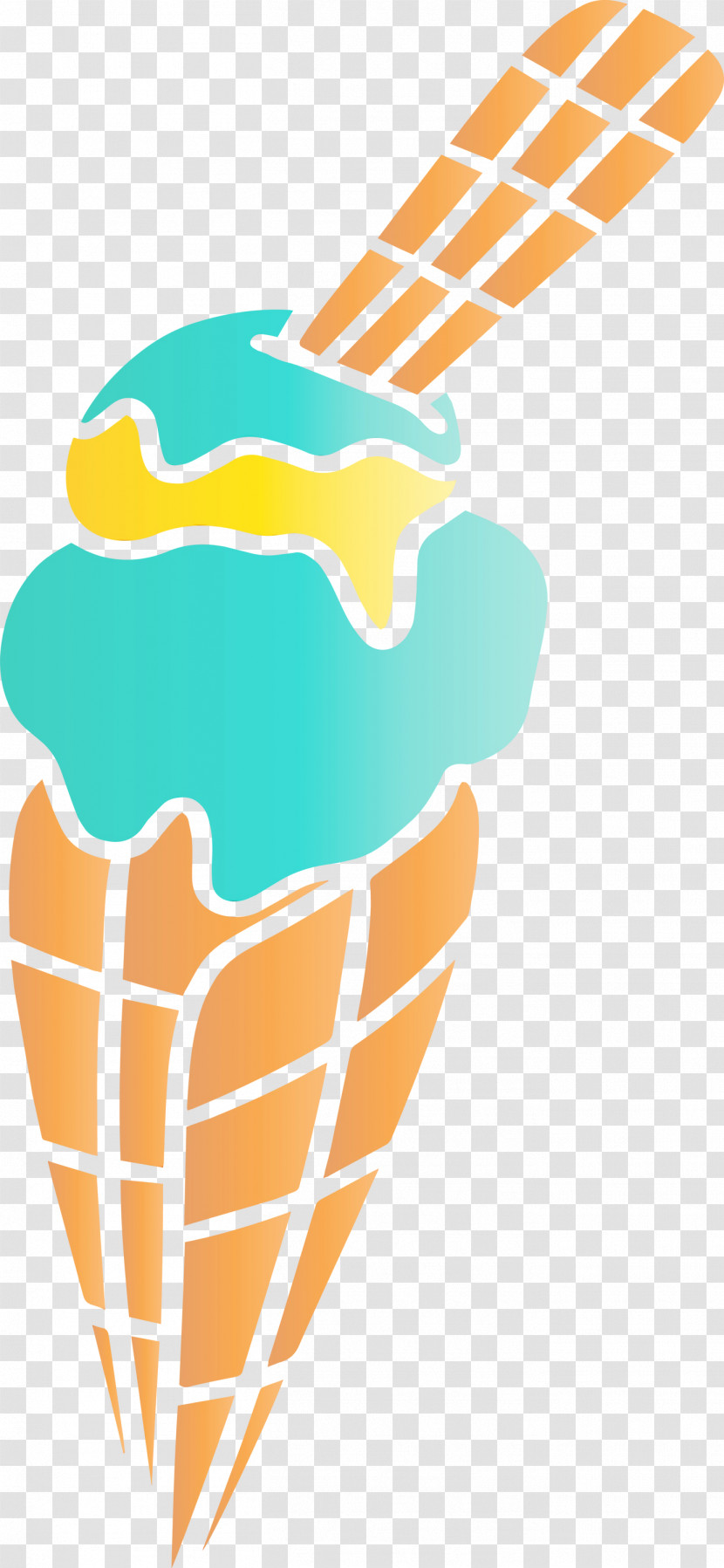 Ice Cream Cone Line Pattern Cone Meter Transparent PNG