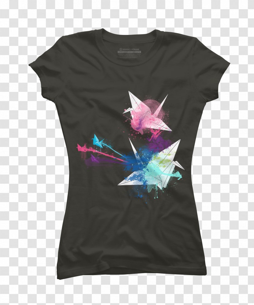 Printed T-shirt Hoodie Cat - Nightwear - Crane Songzi Transparent PNG