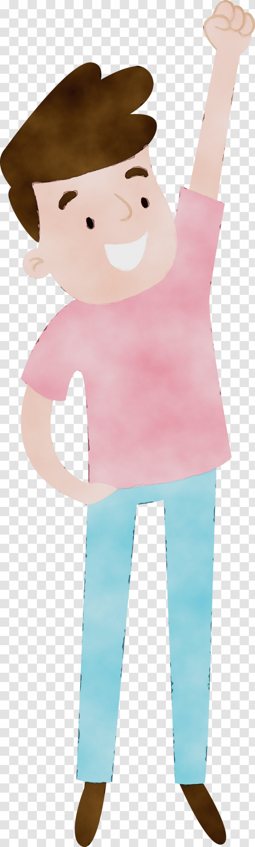 Pink Cartoon Child T-shirt Neck Transparent PNG