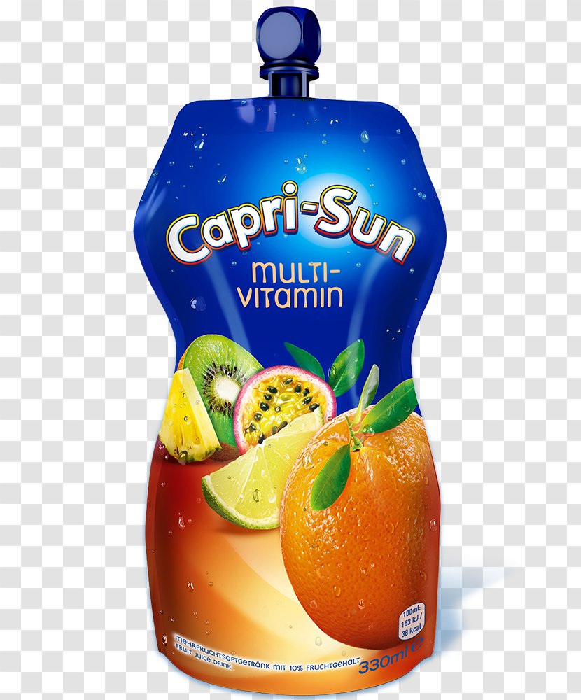 Orange Juice Capri Sun Nectar Transparent PNG