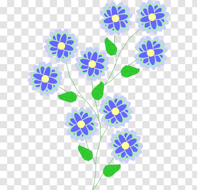 Clip Art Openclipart Vector Graphics Flower - Plant Stem Transparent PNG