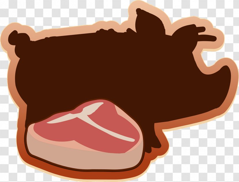 Pulled Pork Barbecue Pig Clip Art - Carnivoran Transparent PNG