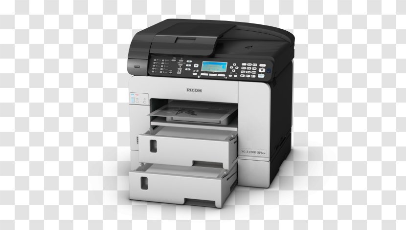 Laser Printing Ricoh Inkjet Multi-function Printer Transparent PNG