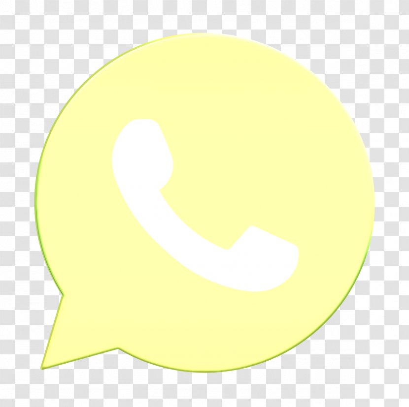 Logo Icon Whatsapp - Yellow - Symbol Transparent PNG