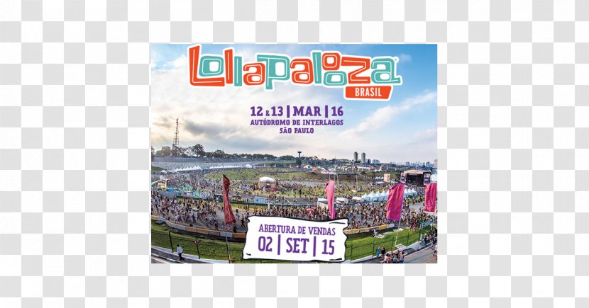 2011 Lollapalooza Chile Banner Brand Poster - Text Transparent PNG